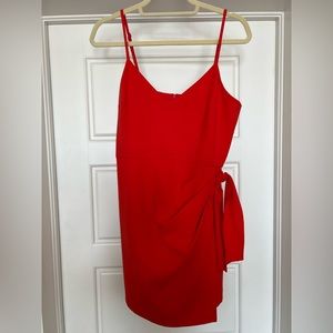 French Connection Red Mini Dress w/ Tie